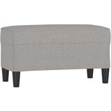  Klupa svjetlosiva 70 x 35 x 41 cm od tkanine | shoptok.hr