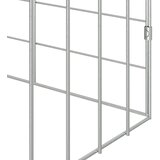  Kavez za zečeve Srebrno 100 x 78 x 78 cm Cinkani čelik | shoptok.hr
