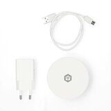 Nedis WIFISA11CWT - Pametan monitor kvaliteta vazduha SmartLife Wi-Fi | Eponuda.com