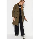 Trendyol Trench Coat - Khaki - Double-breasted | Shoptok.si
