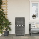 vidaXL Vrtna kutija za pohranu antracit 50 x 49 x 56 5 cm od jelovine Cijene