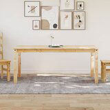  The Living Store Jedilna miza Corona 180x90x75 cm trdna borovina - Jedilna Miza, (21498377) Cene