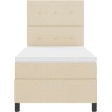  Krevet s Box Springom s madracem &amp LED krem 90x190 cm tkanina | shoptok.hr