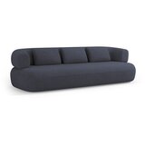 Micadoni Tamno plava sofa od bouclé tkanine 226 cm Jenny – Cijene