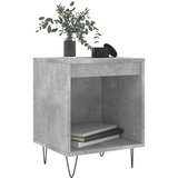  Noćni ormarići 2 kom boja betona 40x35x50 cm konstruirano drvo | shoptok.hr