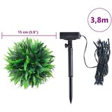 vidaXL Umjetne kugle od šimšira s LED svjetlima 4 kom zelene 15 cm Cijene