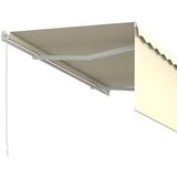 Tenda na ručno uvlačenje s roletom 3,5 x 2,5 m krem | Eponuda.com