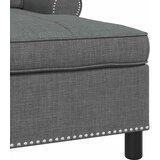  Ležaljka s jastukom Tamno siva 91 x 157 x 91 cm tkanina | shoptok.hr