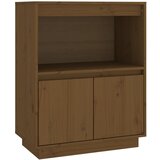 Maison Chic Komoda - Predalnik medeno rjava 60x34x75 cm trdna borovina, (21716633) | Shoptok.si