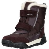 Geox Škornji za v sneg 'TREKKYUP' burgund / srebrna | Shoptok.si