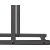  Stalak za drva crni 80x25x90 cm hladno valjani čelik | Eponuda.ba