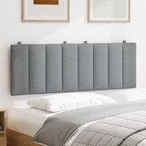  Jastuk za uzglavlje Hanko svjetlosivi 120 cm od tkanine | shoptok.hr