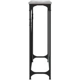  Konzolni stol siva boja hrasta 102x22 5x75 cm konstruirano drvo | shoptok.hr