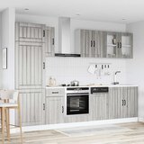  8-dijelni set kuhinjskih ormarića Kalmar konstruiranog drva | shoptok.hr