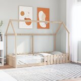 Maison Chic Otroška postelja - Otroški ležaj - Otroški posteljni okvir 90x200 cm trdna borovina, (21698320) | Shoptok.si