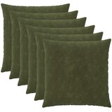  Presvlaka za jastuk 6 pcs HEERLEN Zelena 65 x 65 cm | shoptok.hr