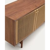 Kave Home Smeđa niska komoda u dekoru oraha 180x73 cm Elan – | shoptok.hr