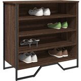 vidaXL Omarica za čevlje rjavi hrast 80x38x78 cm inženirski les | Shoptok.si