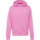 Nike Sportswear Sweater majica 'Club' roza / prljavo bijela