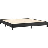  Box spring postelja z vzmetnico črn 180x200 cm umetno usnje, (20790019) | Shoptok.si