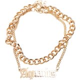 Urban Classics Accessoires Zodiac Golden Ankle Aquarius Cene