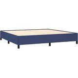  s oprugama i madracem plavi 200 x 200 cm od tkanine | shoptok.hr