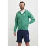 Adidas Dukserica za muškarce, boja: zelena, s kapuljačom, bez uzorka, IR7841