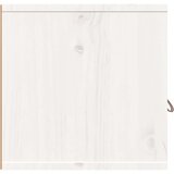  Stenska omarica bela 80x30x30 cm trdna borovina, (20740581) | Shoptok.si