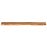 vidaXL Stenska polica 100x20x3,8 cm pravokotna akacija naraven rob | Shoptok.si