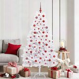  Umjetno božićno drvce s nogom Bijela 180 cm PVC i čelik | shoptok.hr