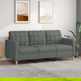vidaXL Trosed svetlo siv 180 cm blago | Shoptok.si