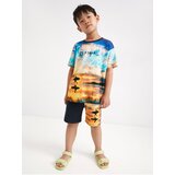 Desigual Orange and blue boys patterned T-Shirt Melon - Boys | shoptok.hr