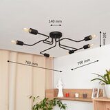  LED plafonski luster TUBE 6xE27/15W/230V | Eponuda.com