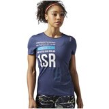 Reebok Majice s kratkimi rokavi S94253 Modra Cene