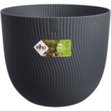  Cvetlični lonec sereh okrogel 25 cm - antracitna | Shoptok.si