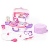 Polesie Doktorski set za decu 16 delova u koferu sa točkovima roze ( SW12075 ) | ePonuda.com
