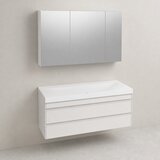 Kolpa San Naomi Set 120cm Bela (Ormarić sa umivaonikom + Ogledalo/ormarić) Cene