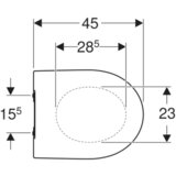 Geberit Icon WC daska soft close slim | ePonuda.com