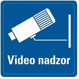 Pickup Samolepilni listki (Motiv: Video nadzor, 7,5 x 7,5 cm) | Shoptok.si