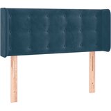  LED uzglavlje tamnoplavo 83x16x78/88 cm baršunasto | shoptok.hr