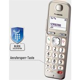 Panasonic KX-TGE260GN šampanjec telefon Brezžicni z odgovorilnikom | Shoptok.si