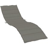  Jastuk za ležaljku prošarani tamnosivi 200x60x4 cm od tkanine - prošarana tamnosiva 200 x 60 x 4 cm 1 | shoptok.hr