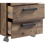MID.YOU Predalnik Na Kolescih Cliff, Barva Hrasta, Temno Siva | Shoptok.si