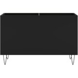 Ormarić za ploče crni 74,5 x 38 x 48 cm od konstruiranog drva | shoptok.hr