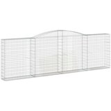  Lučne gabionske košare 4 kom 400x30x120/140cm pocinčano željezo | shoptok.hr
