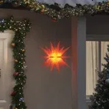 vidaXL Božićno svjetlo s LED svjetlima sklopivo crveno 43 cm