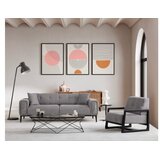 Atelier Del Sofa Trosjed na razvlačenje Athena 92x76x225 cm, Svijetlosivi | Eponuda.ba