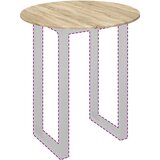 vidaXL Nepremična površina sonoma hrast 80 x 80 x 1.5 cm | Shoptok.si