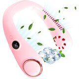 Generic leafless viseči vratni ventilator, usb prenosni digitalni zaslon, viseči vratni ventilator, leni viseči vratni majhen ventilator (roza), (21125961) Cene