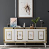 Hanah home komoda karya - white, gold whitegold console Cene